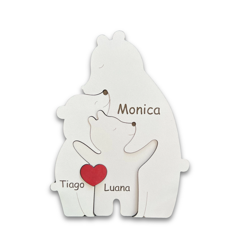 Dia das Mães Família Urso 🐻‍❄️❤️ - Seu Presente Personalizado