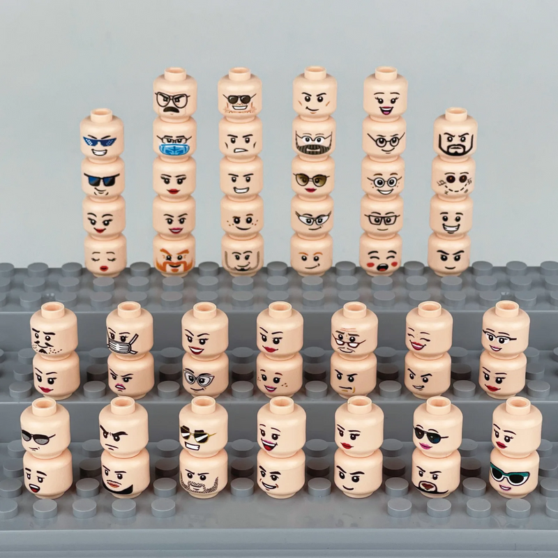 Cabeças para Minifigures - Crie Mundos Cheios de Histórias!