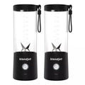 Kit 2 Mini Liquidificador Portátil - 6 Lâminas - Recarregável