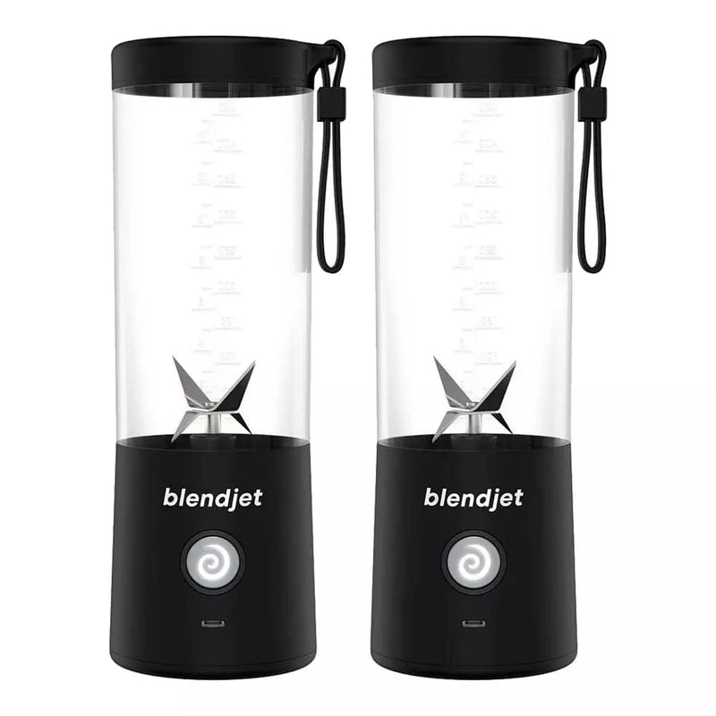 Kit 2 Mini Liquidificador Portátil - 6 Lâminas - Recarregável