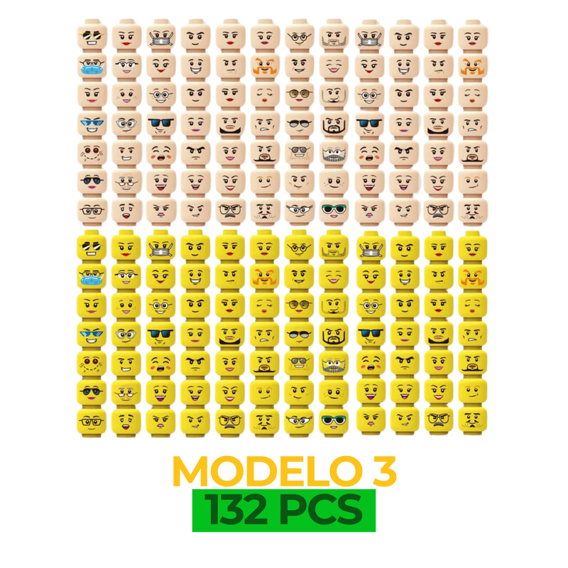 Cabeças para Minifigures - Crie Mundos Cheios de Histórias!