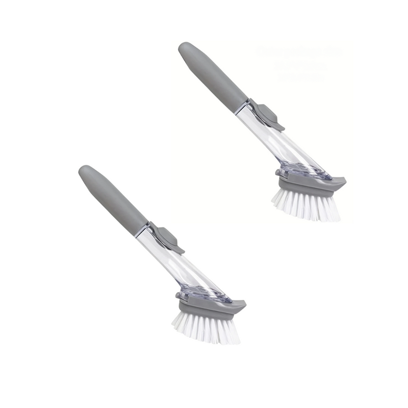 Escova Lava Louça 2 em 1 com Dispenser - Tida