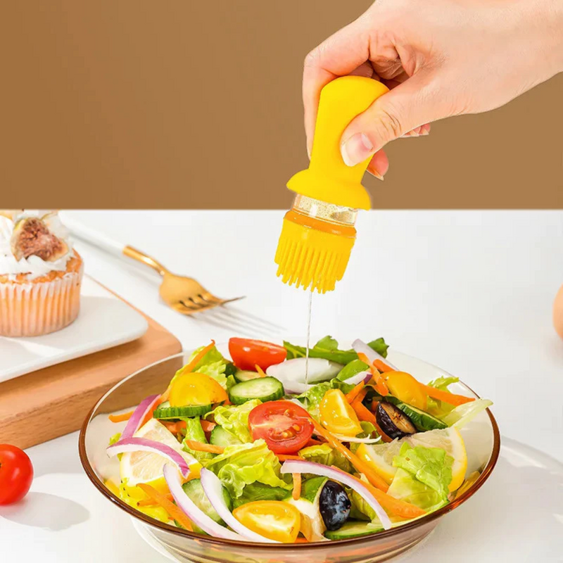 Dosador Premium de Azeite com Pincel - Tida
