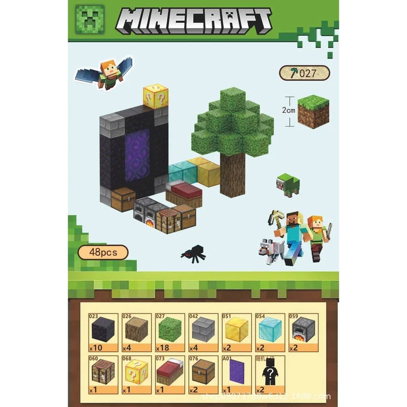 Mega Blocos Magnéticos Minecraft – Monte, Crie e Se Divirta!