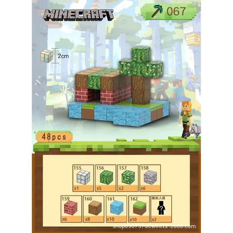 Mega Blocos Magnéticos Minecraft – Monte, Crie e Se Divirta!