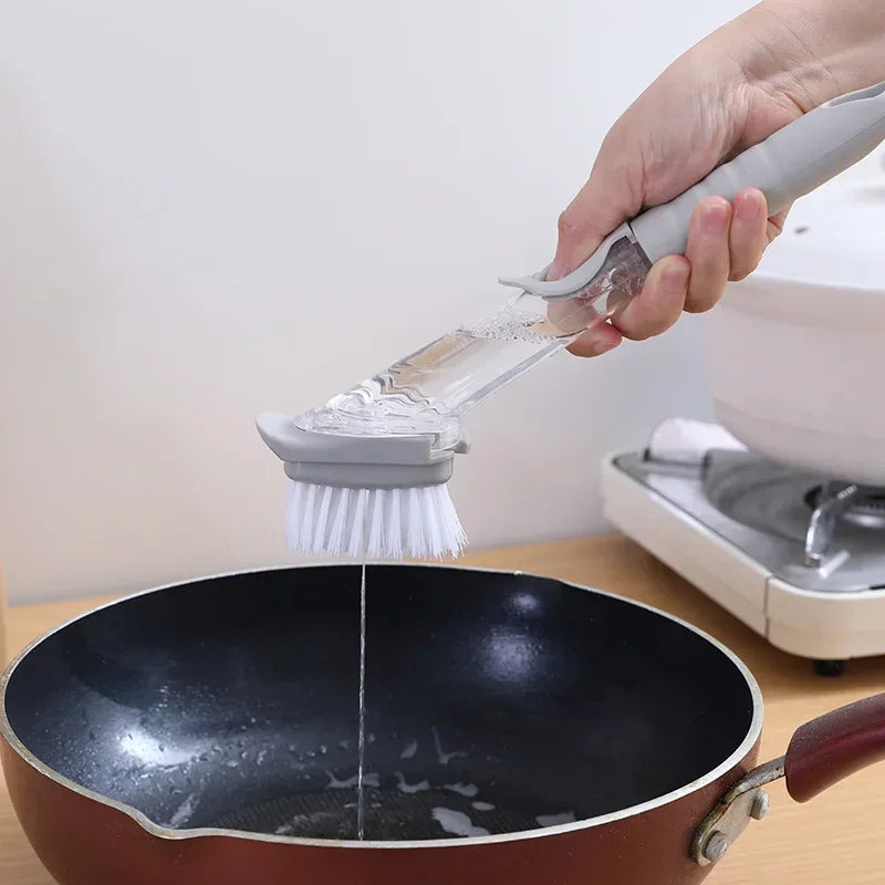 Escova Lava Louça 2 em 1 com Dispenser - Tida