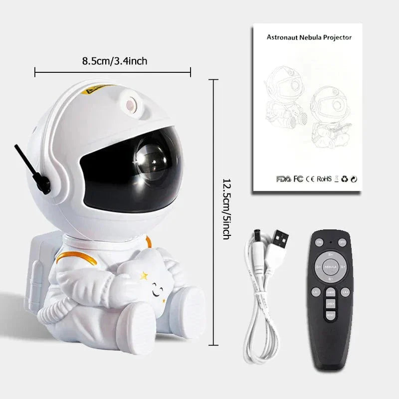 Projetor Astronalta de Estrelas e Galáxias LED -Tida