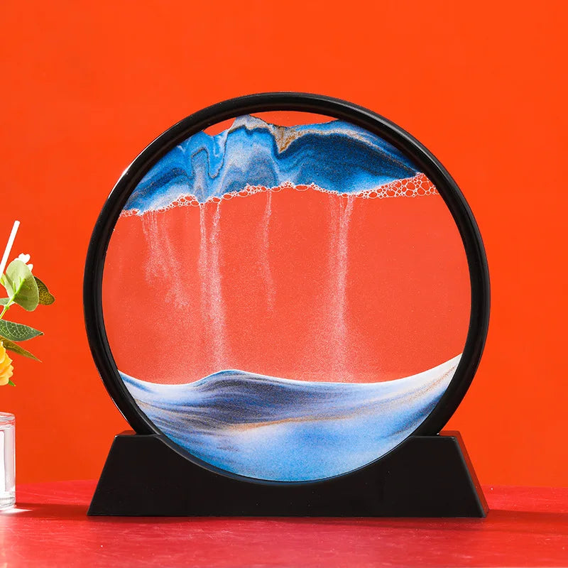 Quadro de Arte em Areia-Tida