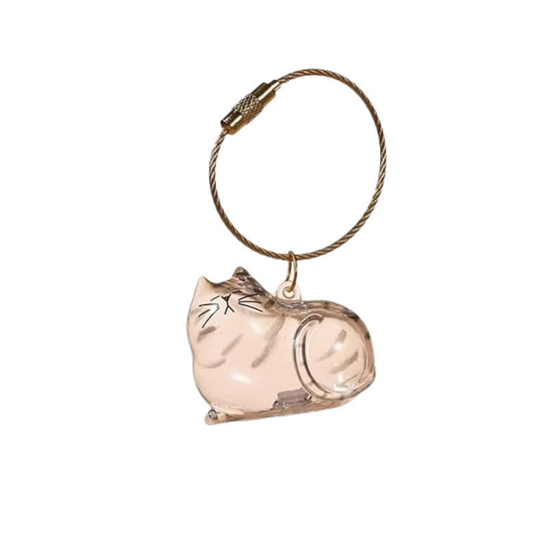 Chaveiro de Acrílico para Pelos de Gatos