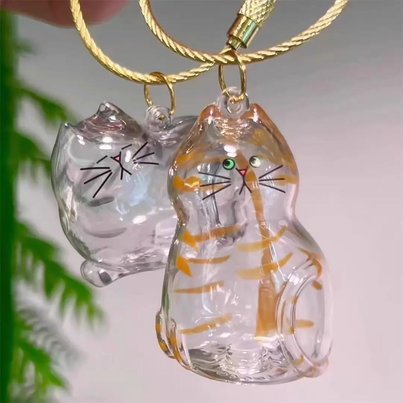 Chaveiro de Acrílico para Pelos de Gatos