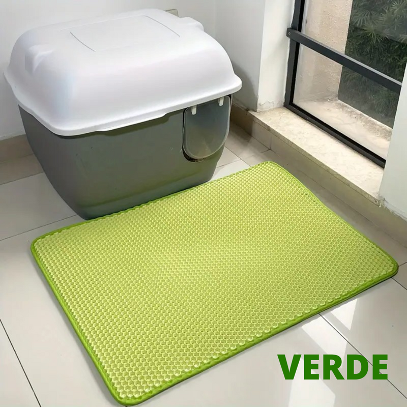 Tapete Higiênico Coletor de Grãos para Gatos