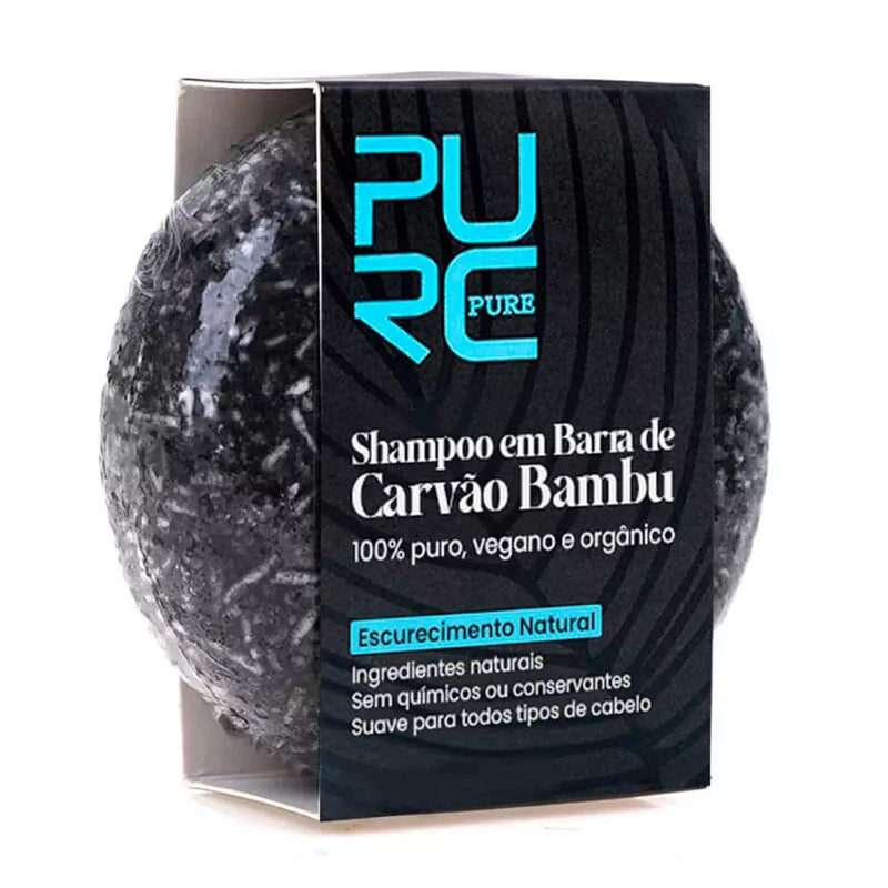 Kit 4 Pure Hair - Shampoo Escurecedor de Cabelo e Barba
