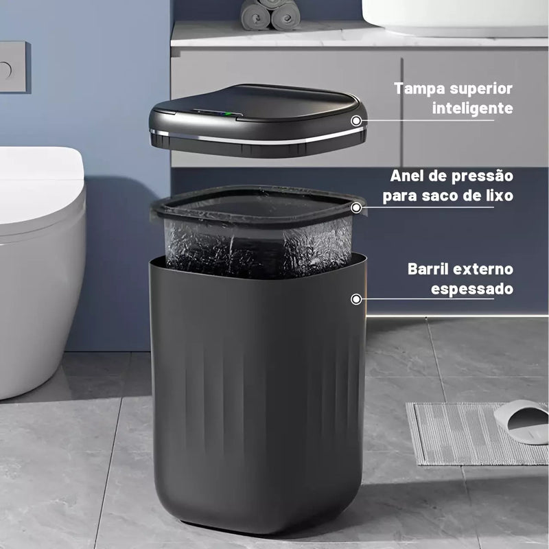 SmartTrash - Lixeira Inteligente Automática Com Sensor - Moderna e Tecnológica
