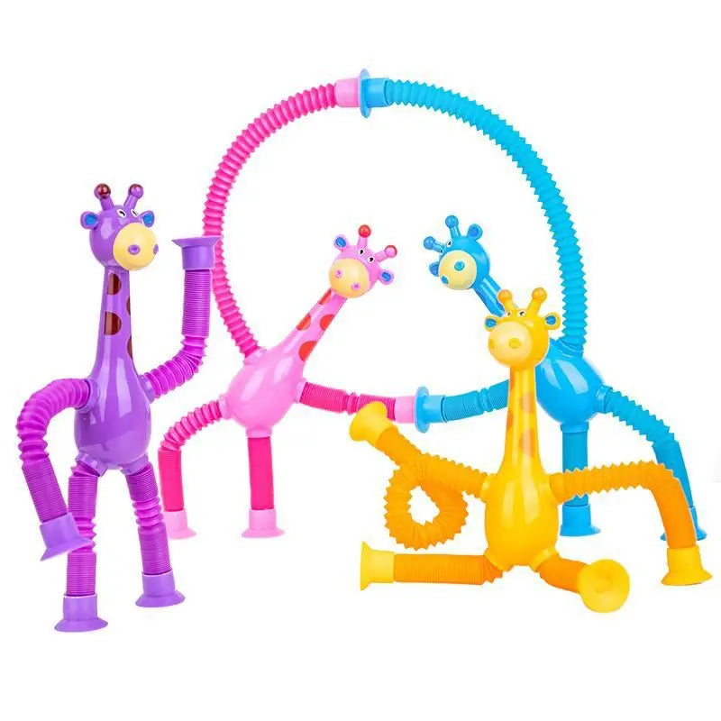 Girapop - A Girafinha Divertida que Estica (Kit com 4 cores)
