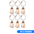 Chaveiro de Acrílico para Pelos de Gatos