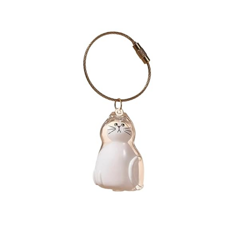 Chaveiro de Acrílico para Pelos de Gatos